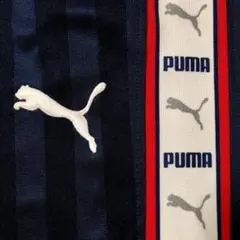 プーマ PUMA ジャージ ボトムス パンツ 下 メンズ SSサイズ 紺/白/赤