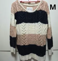 ボーダーニット Mサイズ