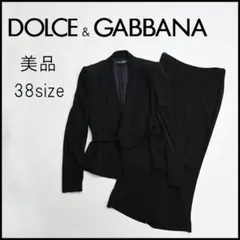 ■ 49119★年ドルチェ&ガッバーナ スカートセットアップ 38 ブラック”