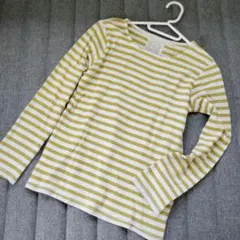 140 150 長袖カットソー ストライプ ボーダー