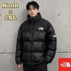 新品　ノースフェイス　ダウンジャケット　ヌプシ　ブラック　メンズ2XL