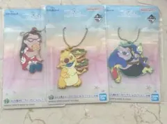一番くじ　リロ&スティッチ　H賞ラバーチャームコレクション 3点セット