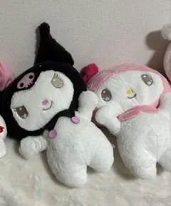 マイメロディ クロミ　ぬいぐるみ リボン付き