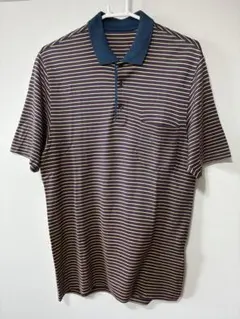 dunhill(ダンヒル)マルチカラーボーダー半袖ポロシャツ