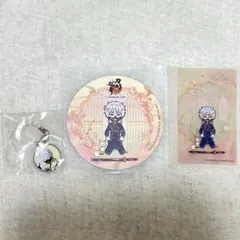 鳴狐 クリアカード コースター 根付マスコットチャーム