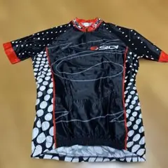 SIDI サイクルジャージ 半袖 ドット柄 ブラック レッドのサムネイル