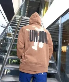 the union リブスウェットパーカー グレー - メルカリ