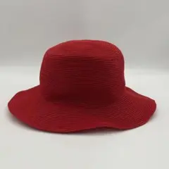 美品 KAPITAL キャピタル アバカ ブレードハット レッド 麦わら帽子 