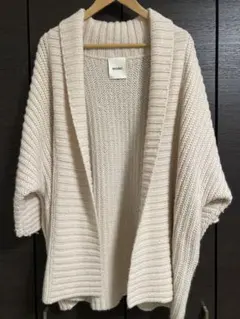 【SNIDEL】スナイデル ニット カーディガン ドルマンスリーブ ベージュ