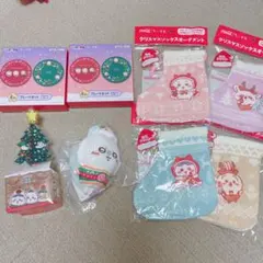 ちいかわ エニマイくじ、クリスマスソックスオーナメント、クリスマスツリーBOX