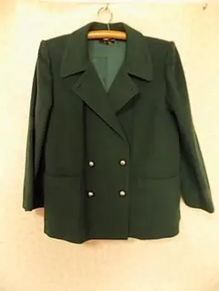 79570　レリアン　コート　緑　サイズ１５