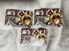 麦わらストア ポイントカード サニー号 3枚