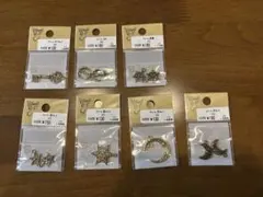 【未開封】ハンドメイド素材/チャーム/鍵・碇・船輪・星・月まとめ売り