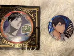 ハイキュー‼︎ 影山飛雄 缶バッジ2点セット