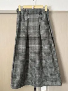 サマンサモスモスブルー チェックスカート スカート サマンサモスモス