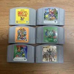NINTENDO64 ゲームソフト 6本セット