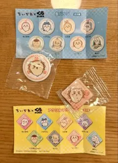 ちいかわ×くら寿司 缶バッジ・アクリルマグネット シーサー