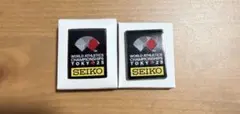 SEIKO 世界陸上選手権　TOKYOピンバッジ2個