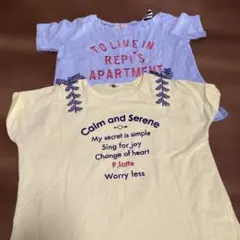repipi armario P.latte Tシャツ 2枚セット Sのサムネイル
