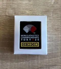 SEIKO 世界陸上競技選手権 TOKYO 25 ピンバッジ
