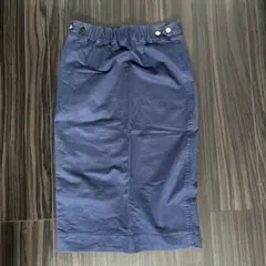 ナノユニバース タイトスカート ネイビー