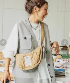 ニコアンド　misayo さんプロデュース企画　キルトショルダーバッグ