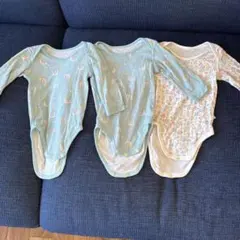 【美品】ユニクロ ボディースーツ 3点セット80サイズ