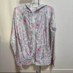 花柄フード付き　ラッシュガード