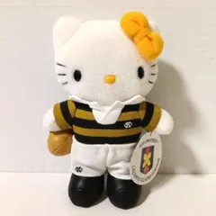 キティ　慶應大学　ラグビー　マスコット　キーホルダー ハローキティ 慶應義塾大学 ラグビー マスコット ぬいぐるみ