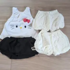 ハローキティ タンクトップ　ショートパンツ　 70　まとめ　BABYDOLL