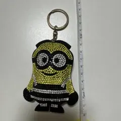 ミニオン ラインストーン キーホルダー 約10cm