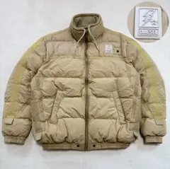 極美品 ディーゼル W-BRIGGS 21AW フルジップ ダウン ベージュ