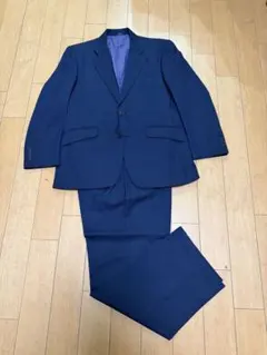 ネイビー ビジネススーツ 2つボタン