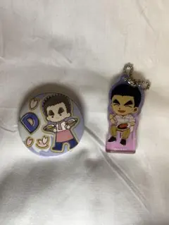 名探偵コナン 伊達航 名探偵コナンカフェ アクリルキーホルダー 缶バッジ