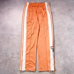 アディダス トラックパンツ 古着 ロゼ ジェニー オレンジ 白 黒 19645