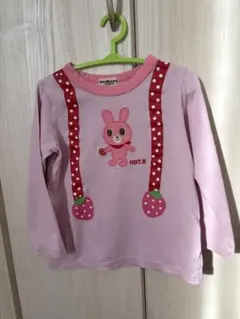 HOT.B うさぎ刺繍 長袖カットソー ピンク
