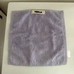 【専用】TEKLA ハンカチ パープル　オーガニックコットン100%のサムネイル