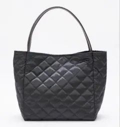 超美品ラシットA4入るclouds nylon キルティングシンプルトートバッグ