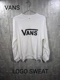 No176/VANS/ロゴ/スウェット/トレーナー/白