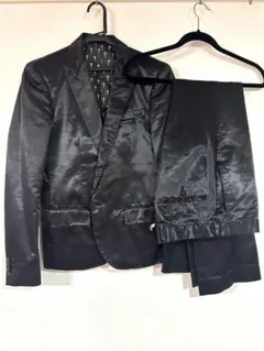 VANQUISH elegante セットアップ 黒 M相当 細身 スーツ