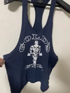 GOLD'S GYM ネイビー タンクトップ