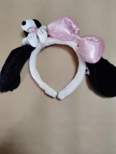 USJ スヌーピー カチューシャ ピンク