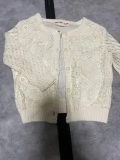カーディガン　キッズ　ユナイテッドアローズ　白