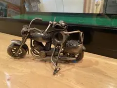 メタルバイク オブジェ ボルトアート ハンドメイド風 チョッパー