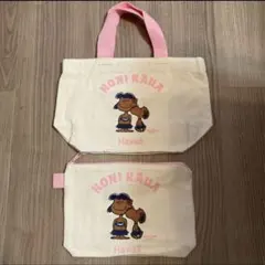 今だけ価格　ハワイ　スヌーピー ポーチ　トート　ホノルル　２点セット　日焼け