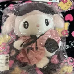 サンリオ　真夜中のメロクロ　ぬいぐるみ　マイメロディ