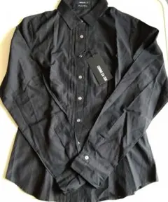 COMME CA ISM ブラック長袖シャツ 新品タグ付き
