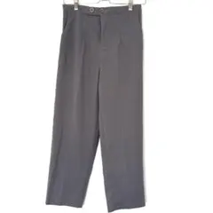 グレー プリーツ付き スラックス