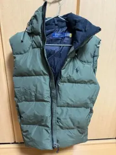 新品POLO RALPH LAUREN フード付きダウンベスト