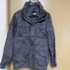 The North Face カモフラージュ マウンテンパーカー　迷彩M グレー